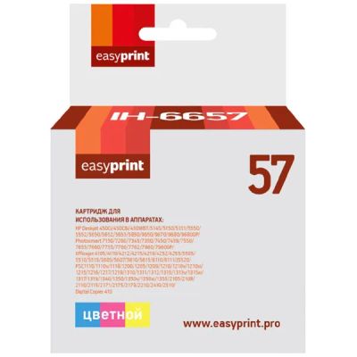 Лот: 24784329. Фото: 1. Картридж EasyPrint IH-6657/HP... Картриджи, расходные материалы