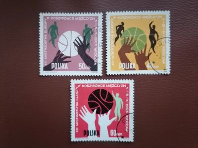 Лот: 25679780. Фото: 1. Польша. Спорт. Набор марок. Марки