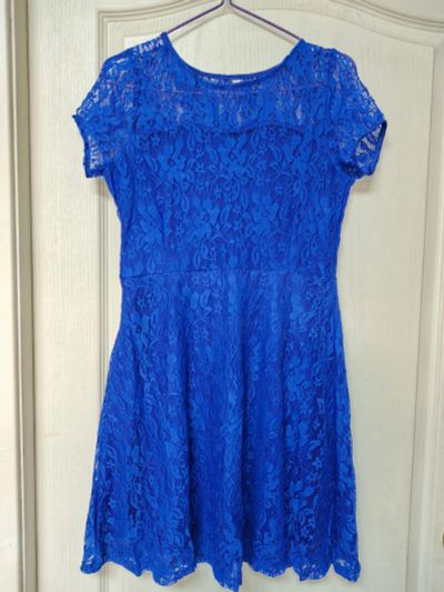 Лот: 25898657. Фото: 1. Платье гипюровое. Платья