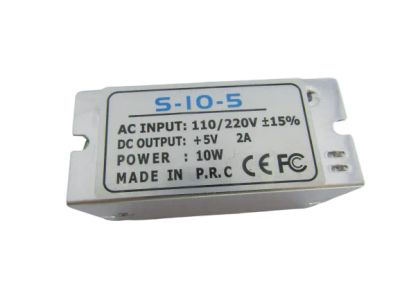 Лот: 17509635. Фото: 1. Блок питания AC-DC S-10-5 5V... Зарядные устройства, блоки питания для бытовой техники