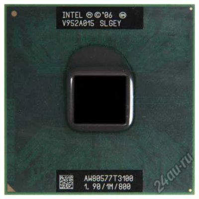 Лот: 5963672. Фото: 1. Intel Celeron T3100 SLGEY 1.9GHz... Процессоры