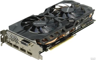 Лот: 17241545. Фото: 1. Gigabyte Radeon R9 390 G1 Gaming... Видеокарты