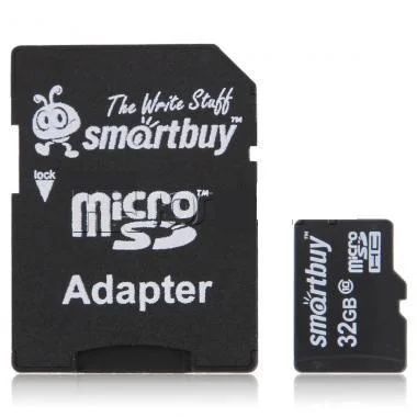 Лот: 4654131. Фото: 1. Карта памяти Microsdhc 32Gb SmartBuy... Карты памяти