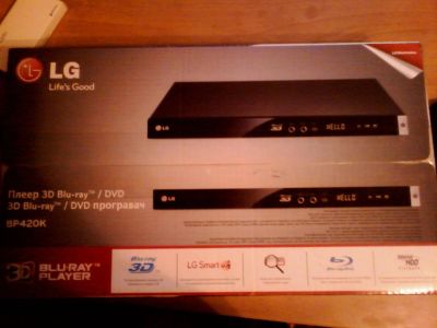 Лот: 3280195. Фото: 1. LG плеер 3D Blu-ray/DVD 3D Blu-ray... DVD, Blu-Ray плееры