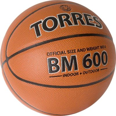 Лот: 22362573. Фото: 1. Мяч баскетбольный Torres BM600... Мячи, ракетки, шайбы, клюшки