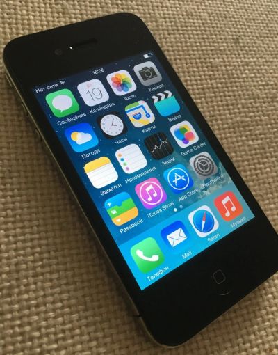 Лот: 15200212. Фото: 1. iPhone 4S 16GB Черный. Смартфоны