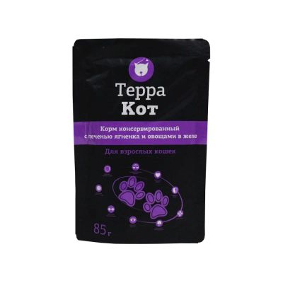 Лот: 10399566. Фото: 1. Корм Терра Кот Для Взрослых Кошек... Корма