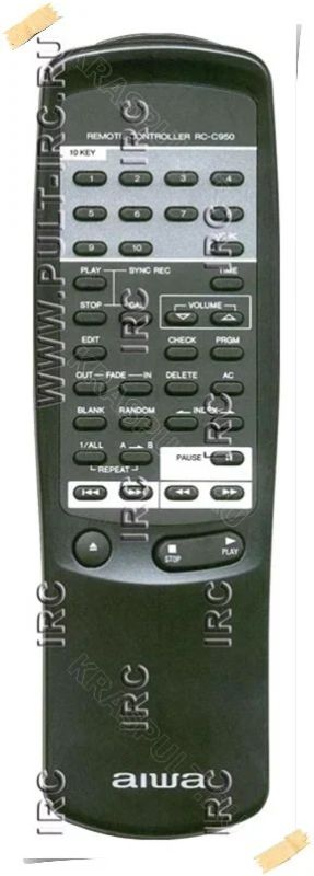 Лот: 15907757. Фото: 1. Пульт AIWA RC-C950. Пульты ДУ