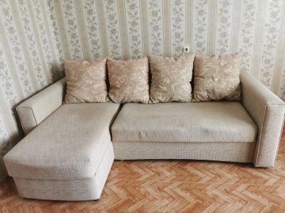 Лот: 25518941. Фото: 1. Диван угловой б/у. Диваны