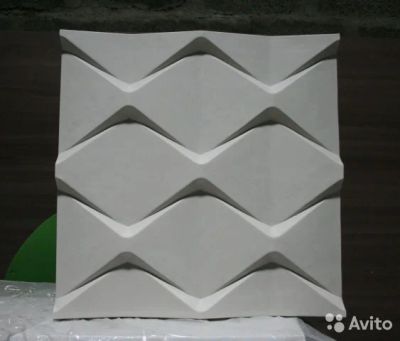 Лот: 5273068. Фото: 1. 3D панели из гипса. Pyramid. Кафель, гранит, интерьерный камень