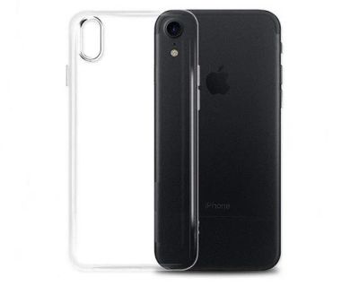 Лот: 15885506. Фото: 1. Чехол iPhone XR силикон (прозрачный... Чехлы, бамперы