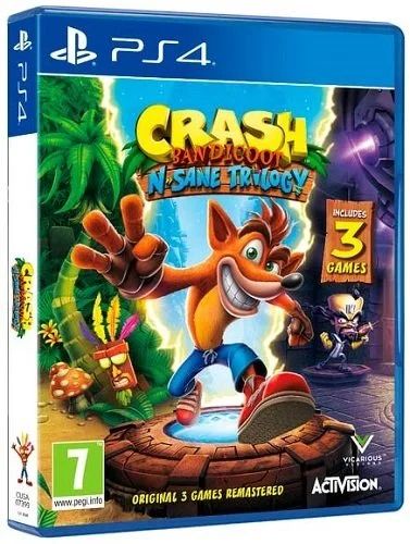 Лот: 24945190. Фото: 1. Игра для PS4 Activision Crash... Игры для консолей