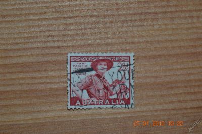 Лот: 5056920. Фото: 1. Марка Австралии 1949г. Скаут. Марки