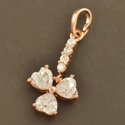 Лот: 7778177. Фото: 1. Позолоченный кулон кристалл Swarovski... Кулоны, подвески