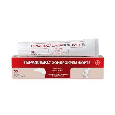 Лот: 23989911. Фото: 1. Терафлекс Хондрокрем Форте 50г. Лекарства