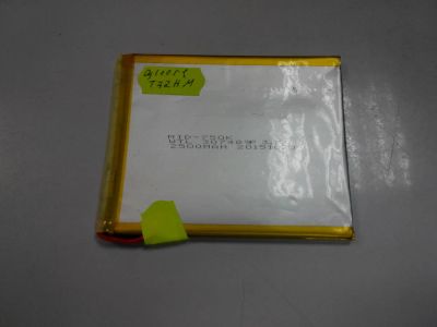 Лот: 7765890. Фото: 1. АКБ 3.7V 2500mAh Размеры: 90Х78Х3... Запчасти для планшетов