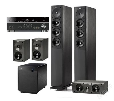 Лот: 2438476. Фото: 1. Комплект 5.1 акустики Jamo S 600. Пассивные акустические системы