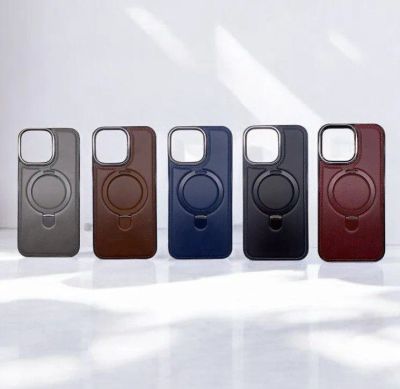 Лот: 25794587. Фото: 1. ЧЕХОЛ ДЛЯ iPh 15 PRO MAX КОЖАНЫЙ... Чехлы, бамперы