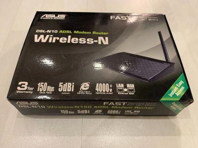 Лот: 20274437. Фото: 1. Wi Fi роутер Asus DSL-N10. Маршрутизаторы (роутеры)