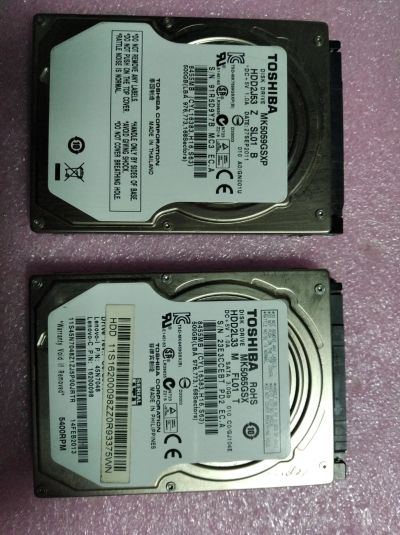 Лот: 14543764. Фото: 1. Hdd 500Gb Toshiba 2 штуки Мёртвые... Жёсткие диски (HDD)