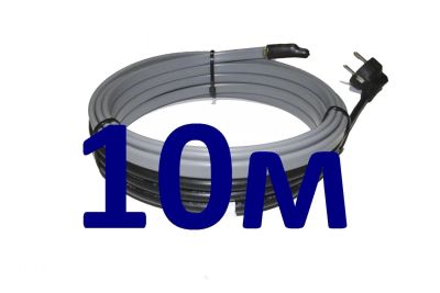 Лот: 10757419. Фото: 1. Греющий кабель10 метров -готовый... Провода, кабели