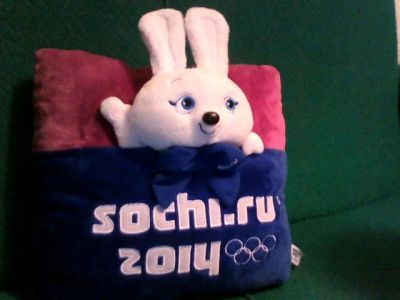 Лот: 3619036. Фото: 1. Подушка Сочи 2014!. Остальная сувенирная продукция