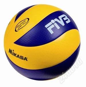 Лот: 2670135. Фото: 1. мяч волейбольный mikasa 300. Мячи, ракетки, шайбы, клюшки
