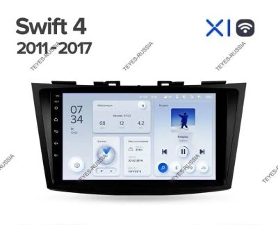 Лот: 20752180. Фото: 1. Магнитола Teyes X1 Suzuki Swift... Автомагнитолы
