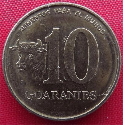 Лот: 1854016. Фото: 1. (№1794) 10 гуарани 1996 (Парагвай... Америка