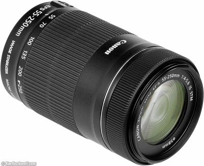 Лот: 9586239. Фото: 1. Canon EF-S 55-250 f 4-5.6 IS STM... Объективы