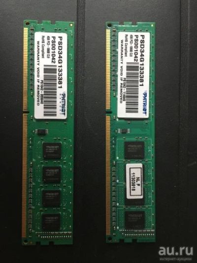 Лот: 13758979. Фото: 1. Patriot DDR3 8GB - 1333. Оперативная память