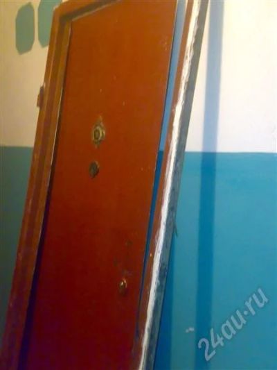 Лот: 459816. Фото: 1. железная дверь с косяком б/у. Фурнитура, комплектующие