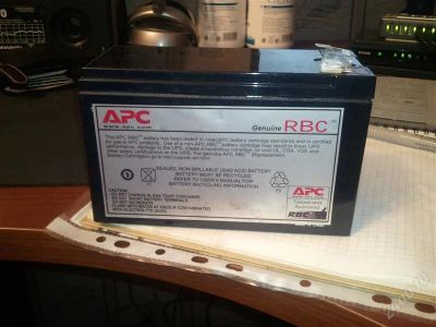 Лот: 2135843. Фото: 1. Сменная батарея для ИБП UPS APC... ИБП, аккумуляторы для ИБП