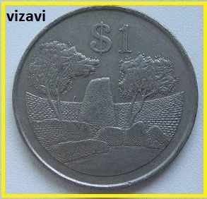 Лот: 16314654. Фото: 1. Зимбабве 1 доллар 1980 (8). Африка