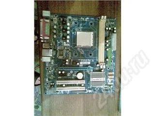 Лот: 392580. Фото: 1. GigaByte ga-m61sme-s2l (мертвая... Материнские платы