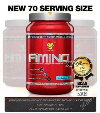 Лот: 2717286. Фото: 1. amino x bsn, endurance & recovery... Спортивное питание, витамины