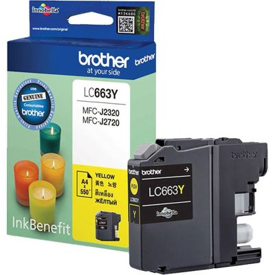 Лот: 13429422. Фото: 1. Картридж Brother LC663Y Желтый... Картриджи, расходные материалы