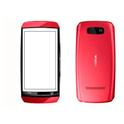 Лот: 3202331. Фото: 1. Корпус Nokia 305/306 ориг.(красный... Корпуса, клавиатуры, кнопки