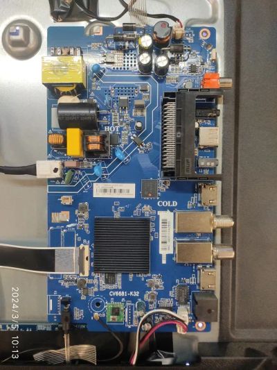 Лот: 21513596. Фото: 1. CV6681-K32 tv Centek CT-8732 smart... Запчасти для телевизоров, видеотехники, аудиотехники