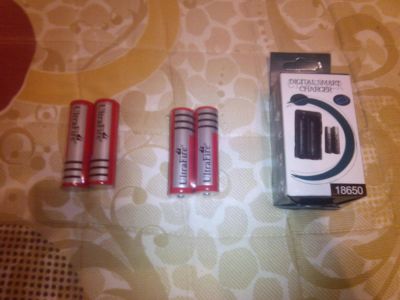 Лот: 4939713. Фото: 1. 4 аккумулятора BRC 18650 UltraFire... Батарейки, аккумуляторы, элементы питания