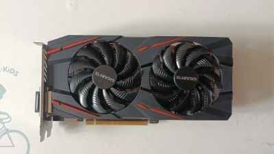 Лот: 25224633. Фото: 1. Видеокарта RX 580 8Gb Gigabyte. Видеокарты