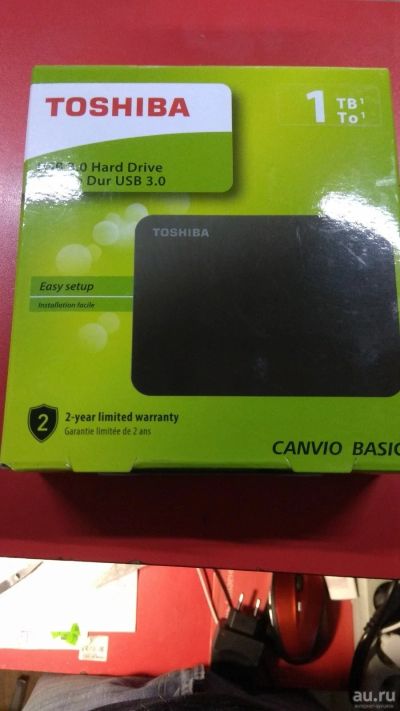 Лот: 13447083. Фото: 1. Внешний жесткий диск Toshiba Canvio... Внешние жесткие диски