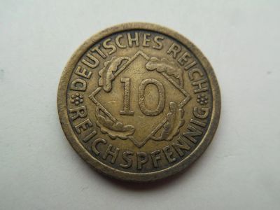 Лот: 10816201. Фото: 1. Германия 10 рейхспфеннигов 1935... Германия и Австрия