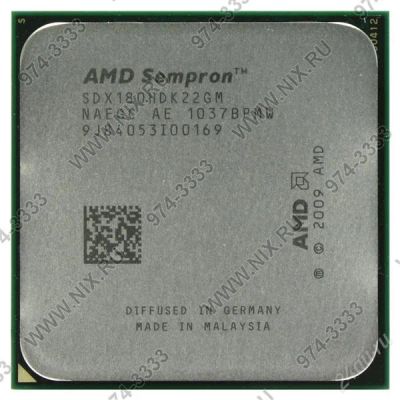 Лот: 1787688. Фото: 1. AMD Sempron X2 180 AM3 BOX (ДВА... Процессоры
