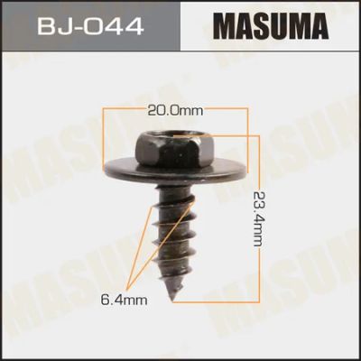 Лот: 18607796. Фото: 1. Саморез masuma 6.4x23.4мм набор... Другое (автозапчасти)