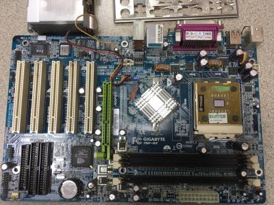 Лот: 9653266. Фото: 1. Комплект материнская плата Gigabyte... Материнские платы