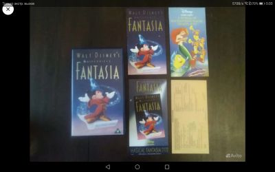 Лот: 20871144. Фото: 1. Видеокассета Fantasia Masterpiece... Видеозаписи, фильмы