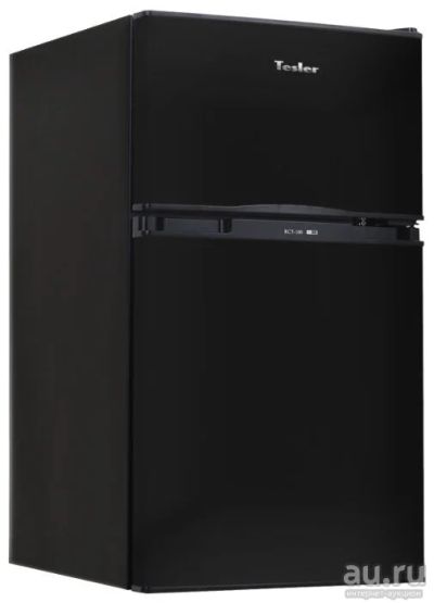 Лот: 16331437. Фото: 1. Холодильник Tesler RCT-100 Black. Холодильники, морозильные камеры