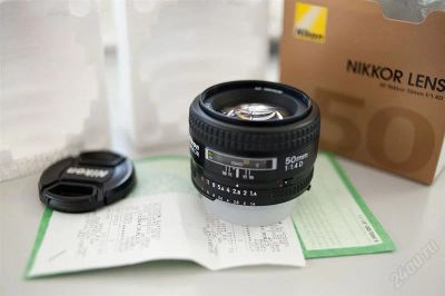 Лот: 2641834. Фото: 1. nikkor 50 1.4d + фильтр Kenko... Объективы