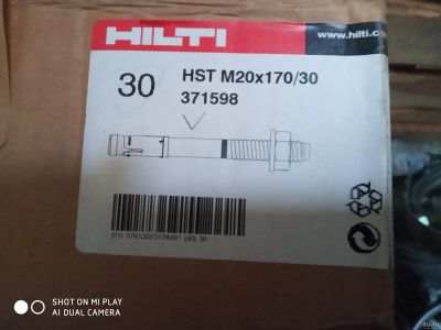 Лот: 14949566. Фото: 1. анкер хилти Hilti М 20х170/30. Крепёж